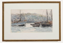 Frederick Charles Mulock (1866-1932) - Acquerello incorniciato, Newlyn