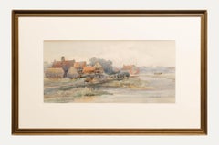 G. W. Beldam - Framed Early 20th Century Watercolour, Walberswick Farm G. W. Beldam - Framed Early 20th Century Watercolour, Walberswick Farm