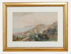 James Vivien de Fleury (1847-1902) -Wasserfarben, Plemont Point, Jersey