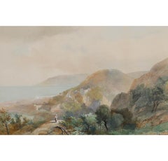 James Vivien de Fleury (1847-1902) -Wasserfarben, Plemont Point, Jersey