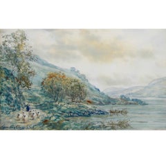 John Hamilton Glass (fl.1890-1925) - Framed Watercolour, Lake of Menteith