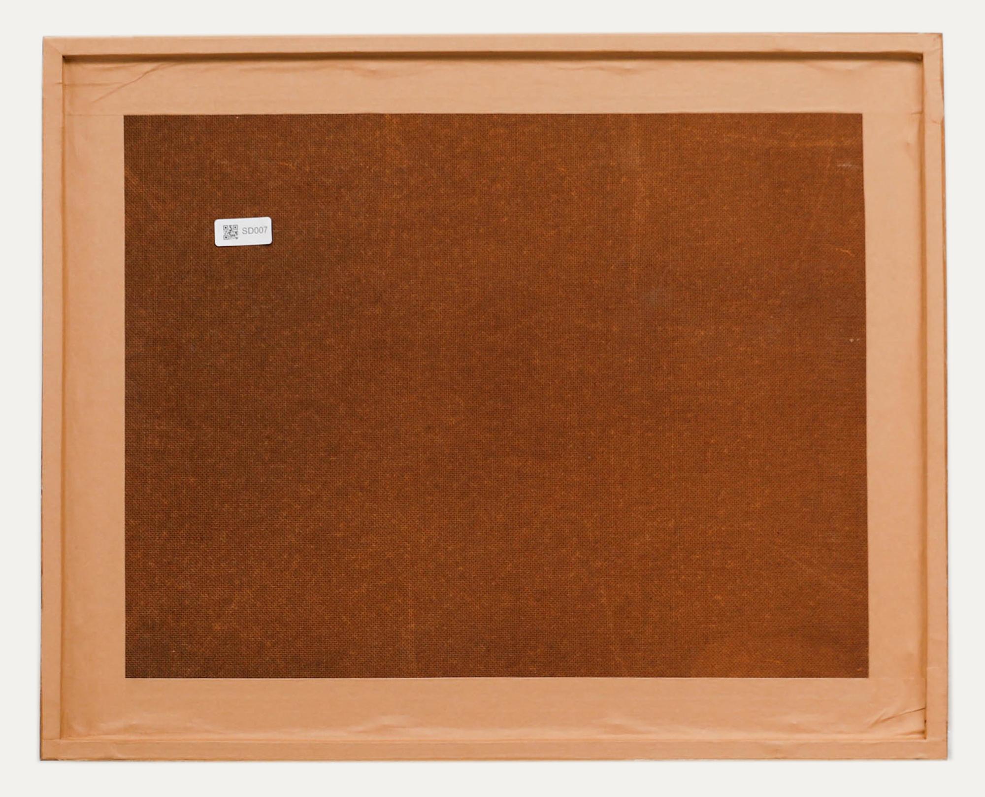 Irene Jago - Aquarelle du milieu du 20e siècle encadrée, marquant les filets - Beige Figurative Art par Unknown