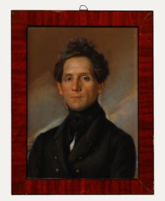 Attrib. Johann August Heinrich (1794-1822) - Pastel, Portrait of A Man