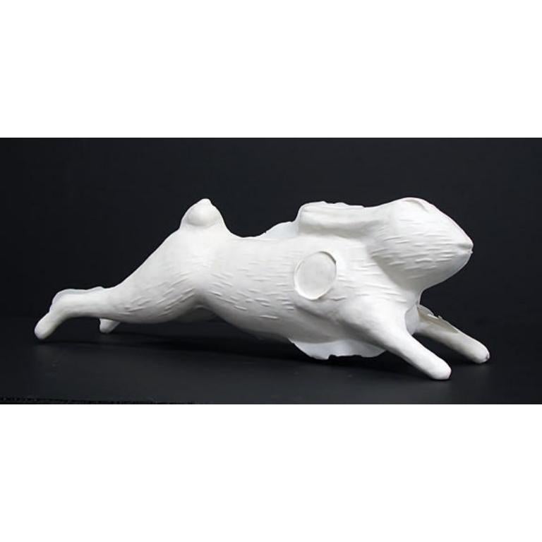 Bunny blanc n°2 de Yoram Wolberger, 2004 

Informations complémentaires :
Support : Plastique moulé
Dimensions : 8 × 24 × 5 in (20,3 × 61 × 12,7 cm)

Yoram Wolberger utilise des jouets d'enfance et des objets domestiques quotidiens pour créer ses