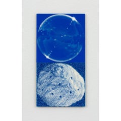 Snowball and Bubble Painting in Acrylic and Colored Pencil on Paper, 2023
