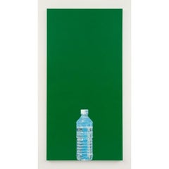 Bottle (Green) Painting in Acrylic on Linen, 2022