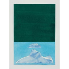 Icebergs Pintura en acuarela sobre papel, 2020