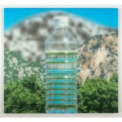 Pittura di bottiglie in acrilico su tela, 2015