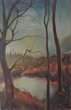 SILVER LAKE, Painting, Oil on Canvas
