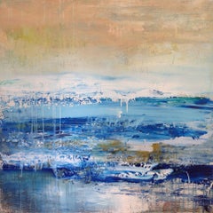 The blue sea, Painting, Acrylic on Canvas
