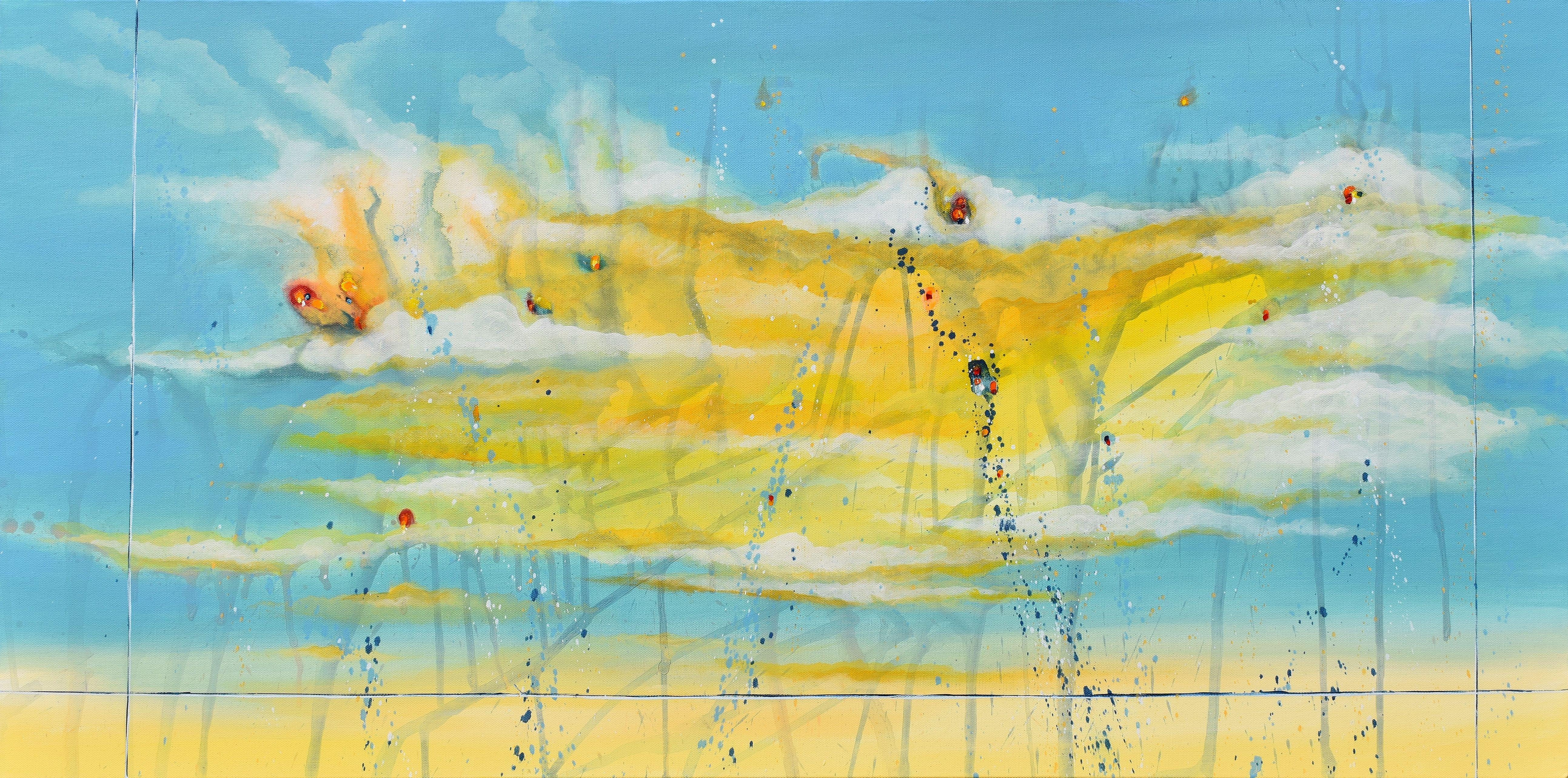 Abstract Painting Cynthia  Ligeros - Dare To Dream, Peinture, Huile sur Toile