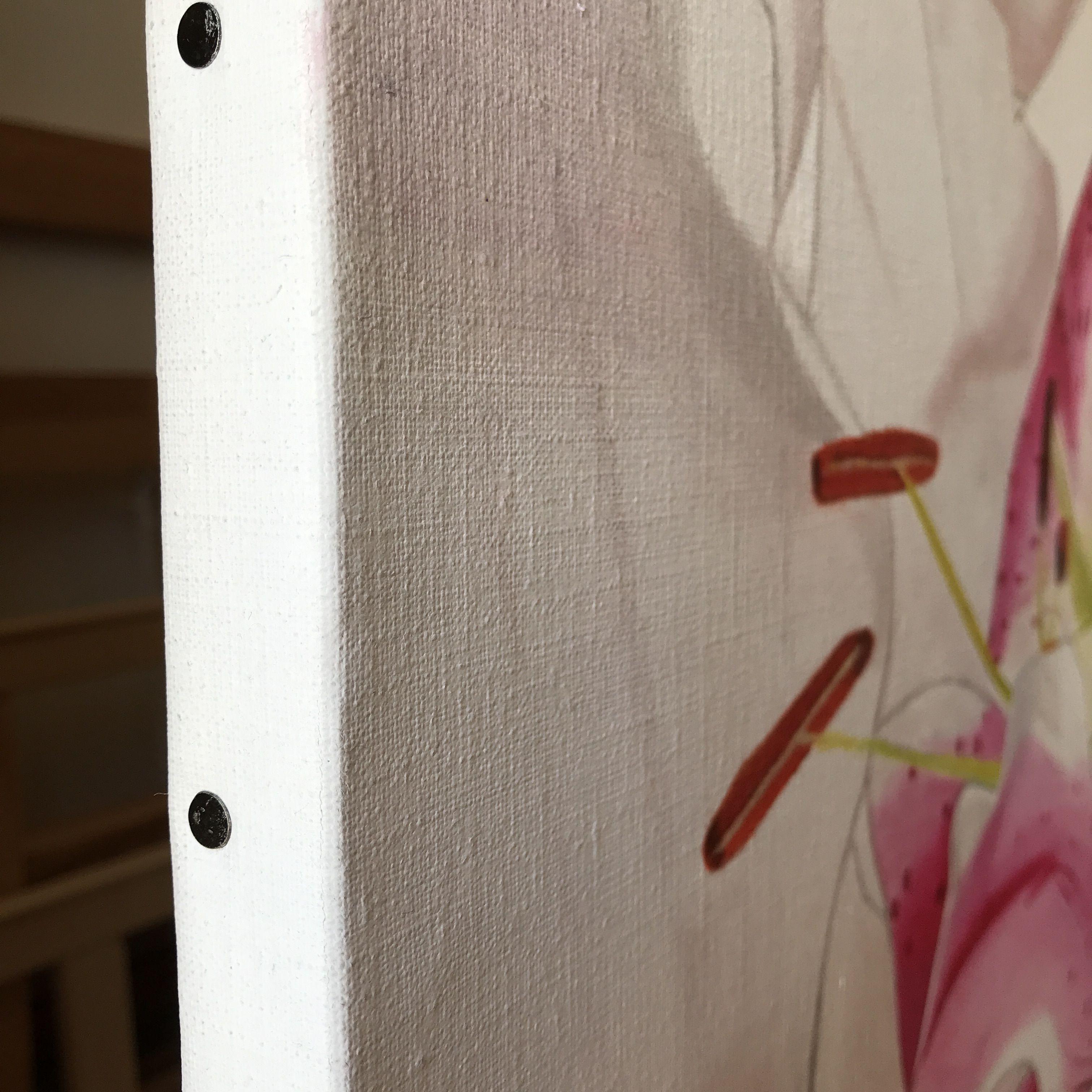 Amaryllis, Gemälde, Öl auf Leinwand im Angebot 1