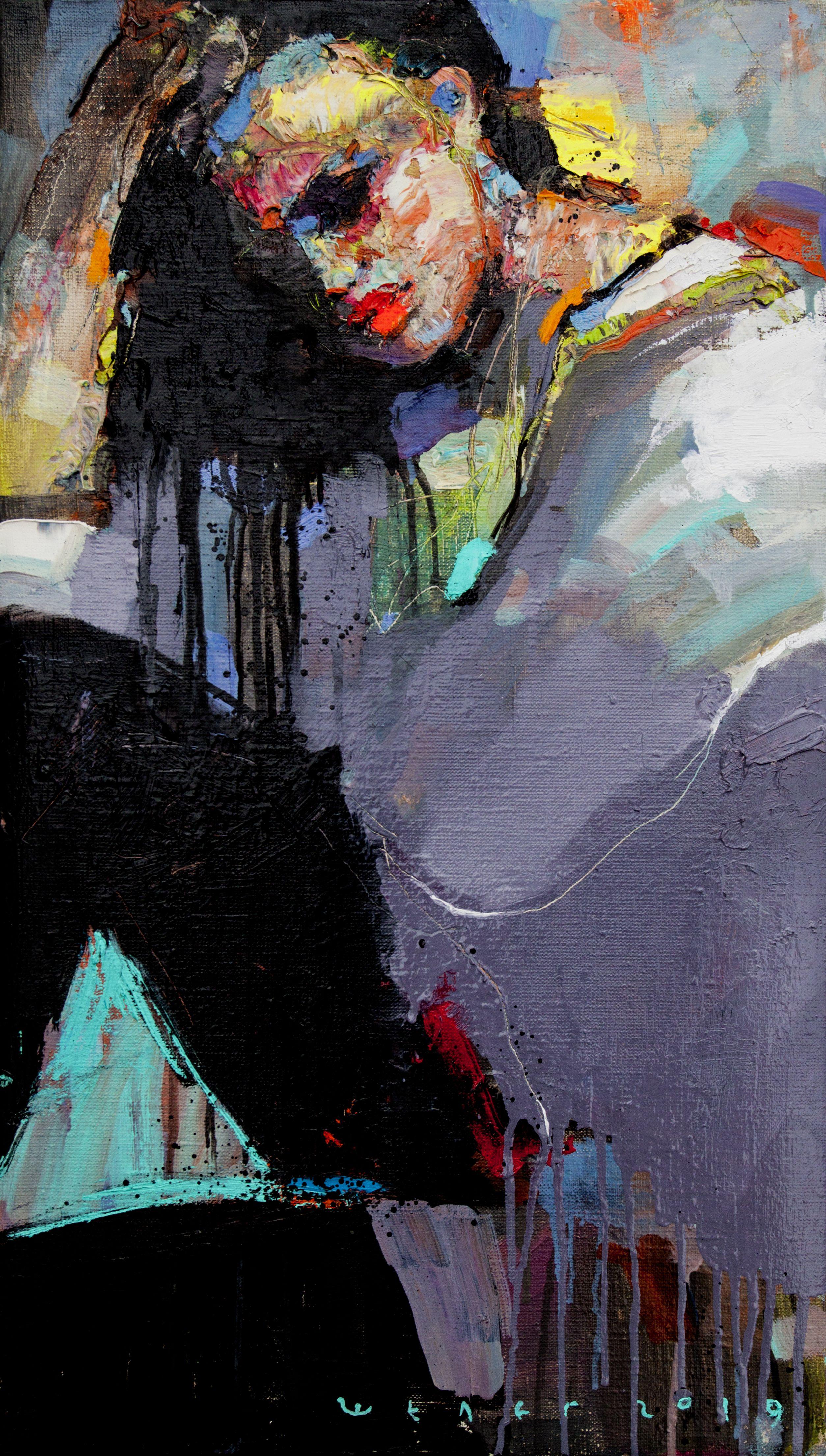 Relax 2, Pittura, Olio su tela - Painting di Victor Sheleg