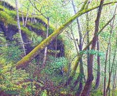 Old Forest, Painting, Oil on Canvas