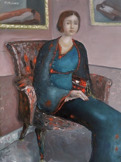 The wait, Painting, Oil on Canvas