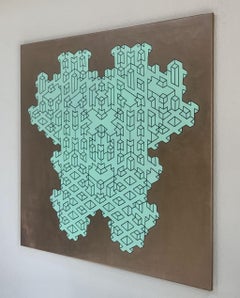 Geometric Evolution Series, Painting, Acrylic on Canvas