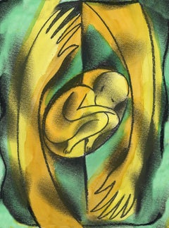 Birth, Painting, Watercolor on Paper