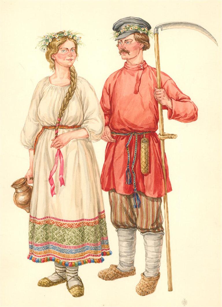 medieval slavic clothing