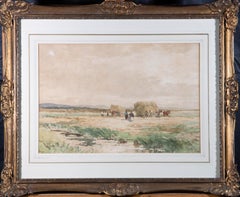 Edmund Morison Wimperis (1835-1900) - 1894 Watercolour, Hay Harvest