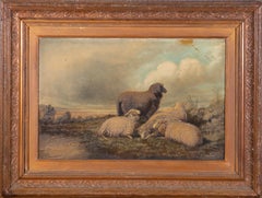 J. T. Byrges - Signed & Framed Late 19th Century Oil, A Field in Kent