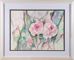 Patti Harford - Contemporary Watercolour, Pink Roses