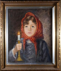 Style of Giovanni Bragolin (1911-1981) - Signed Mid 20th Century Oil, Crying