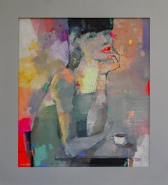 Ama il caffè, Pittura, Olio su tela