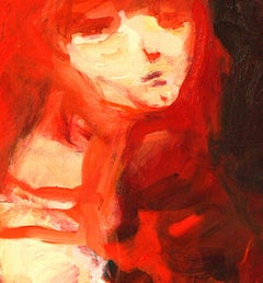 Passion in Red., Painting, Oil on Canvas