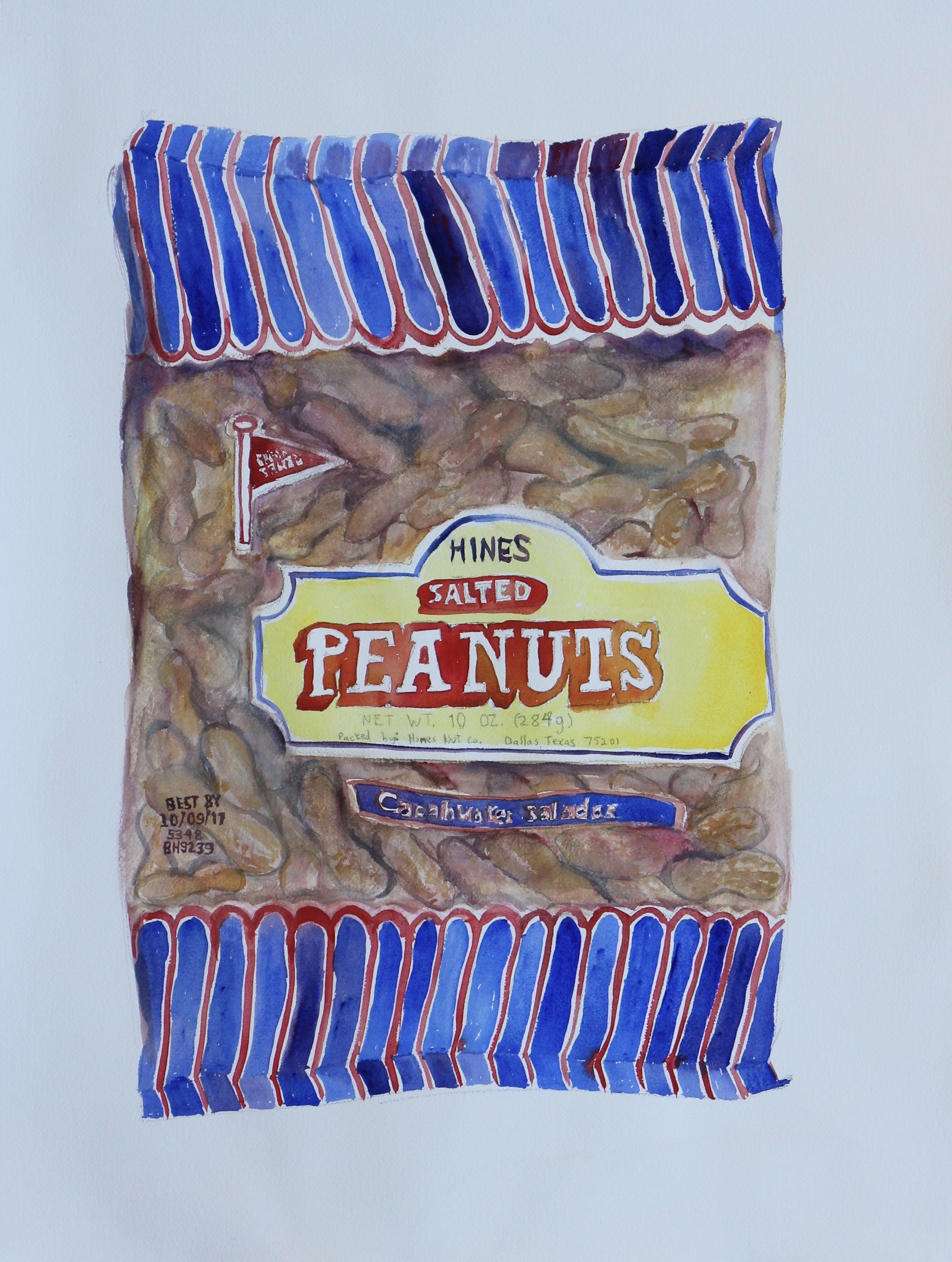 Peanuts, Painting, Watercolor on Watercolor Paper - Art by John Kilduff