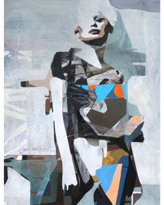 abstract figure, Painting, Oil on Canvas