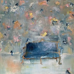 The Bleu Sofa 2, Peinture, Acrylique sur Toile