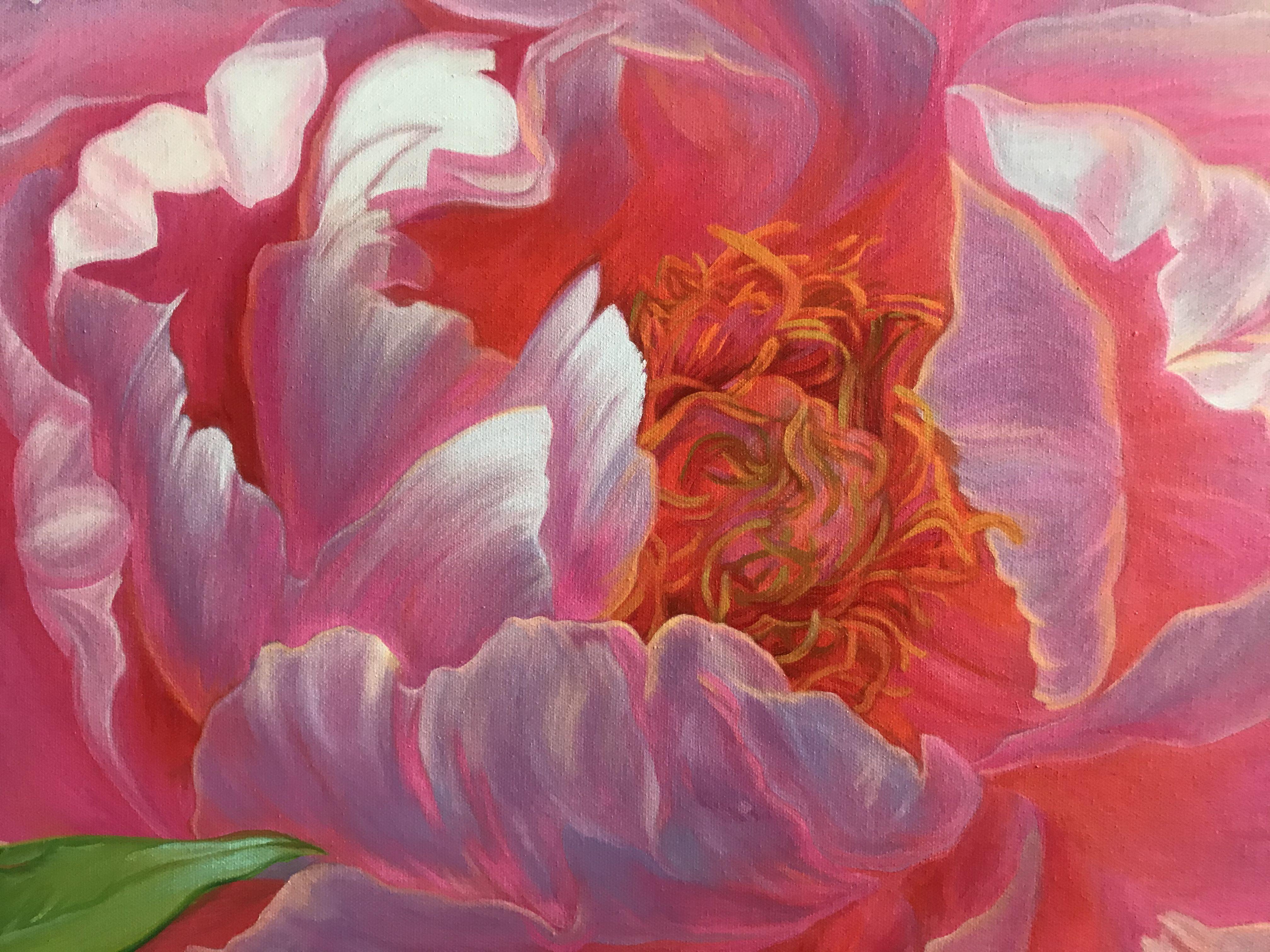 Peonies, Painting, Oil on Canvas 1