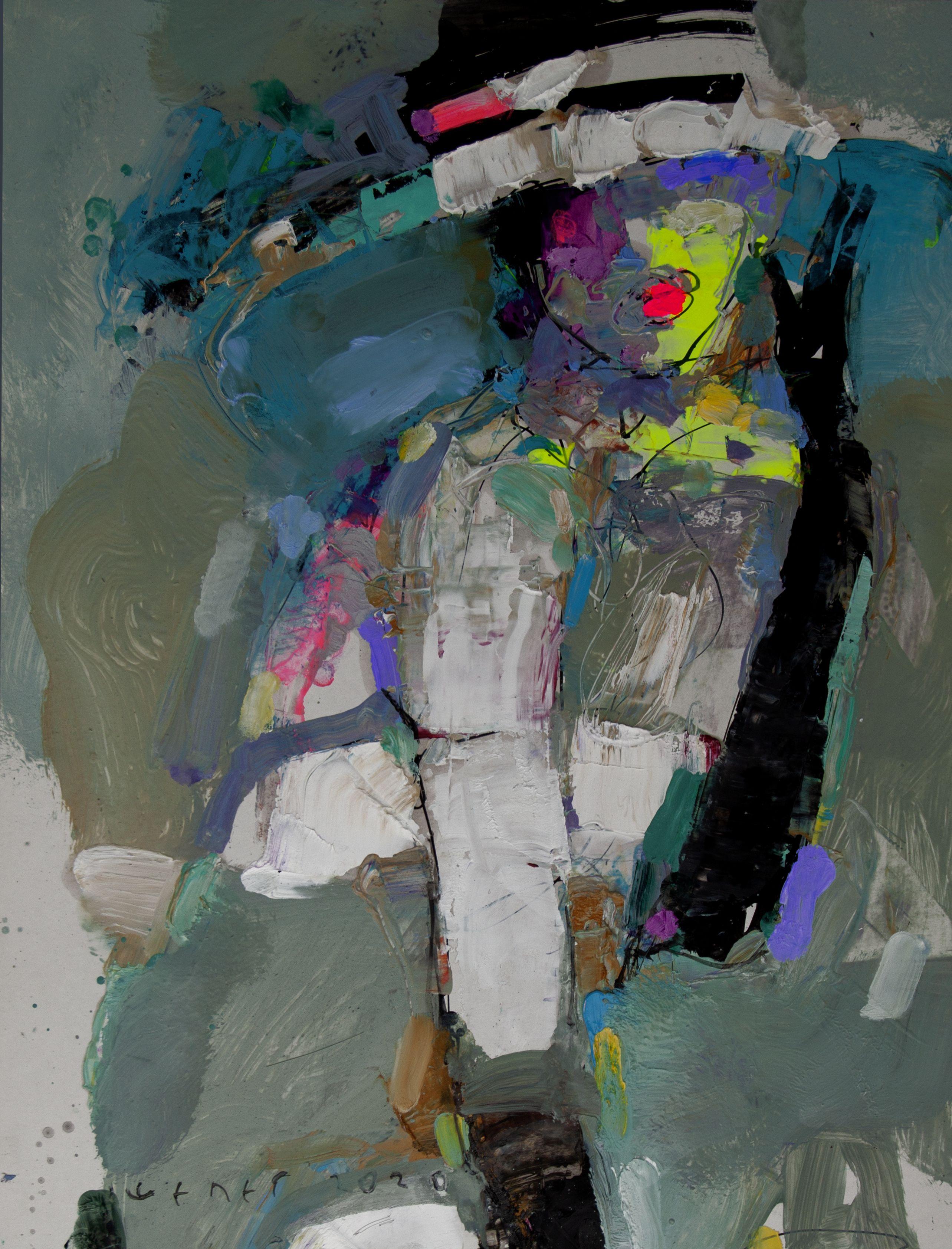 Sunny Flower, Painting, Oil on Paper