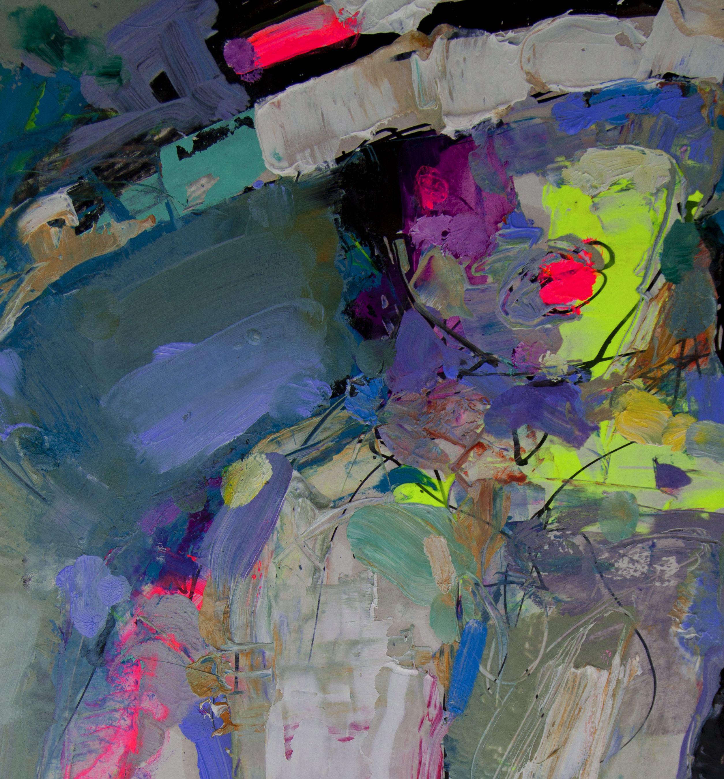 Flor soleada, Pintura, Óleo sobre papel - Painting Impresionista de Victor Sheleg