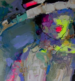 Sunny Flower, Painting, Oil on Paper