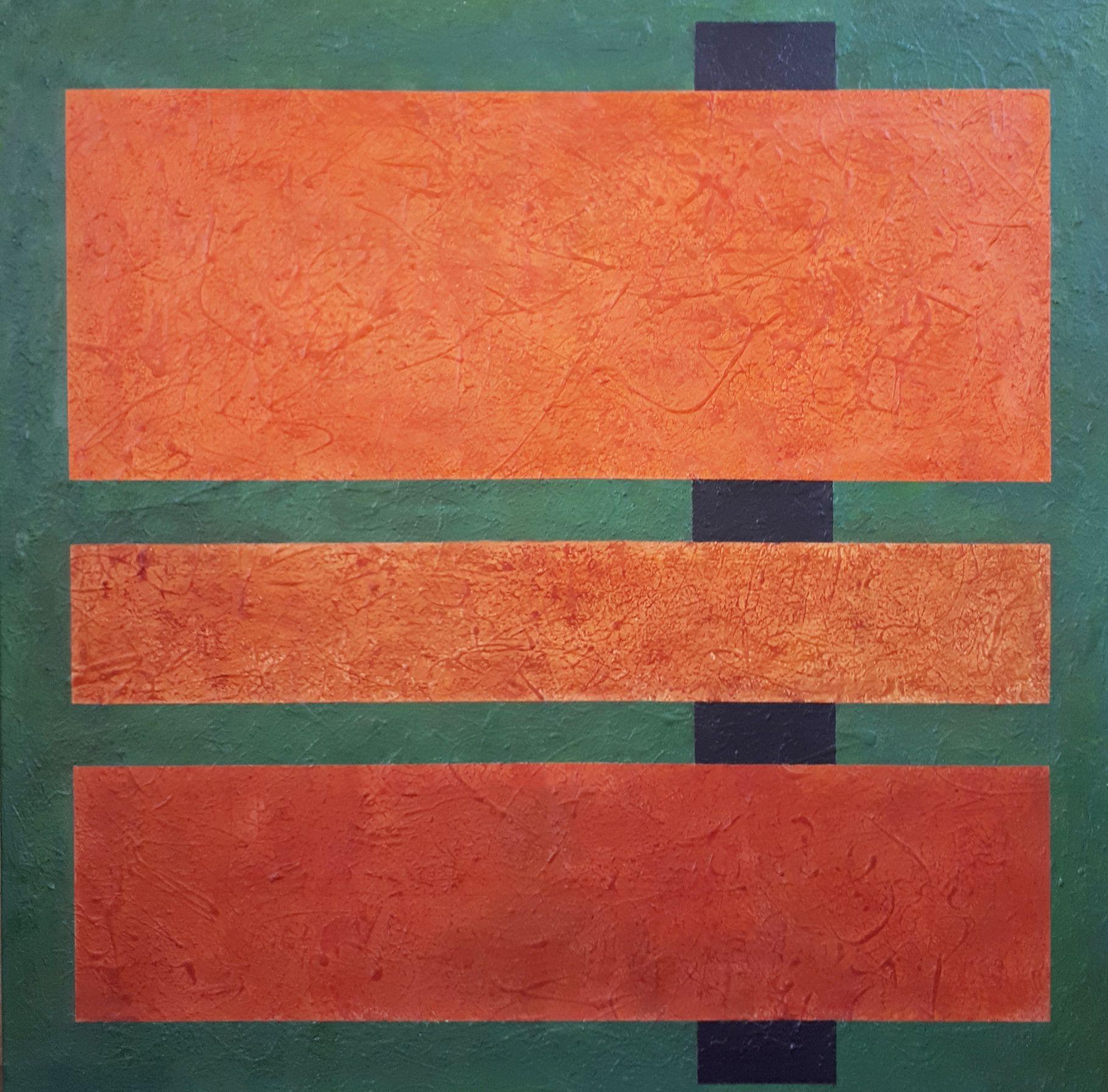 Francesco  Ferrillo Abstract Painting - Frammenti nÂ°8, Painting, Acrylic on Canvas
