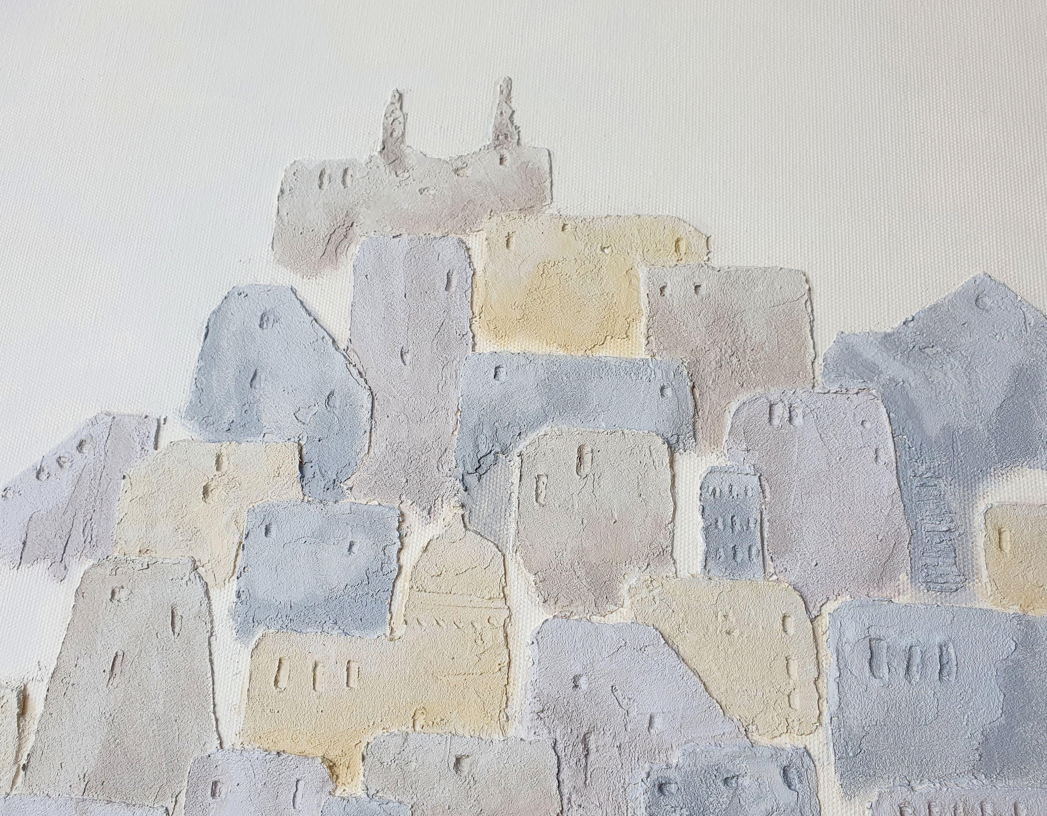 Rustikales Straßenvetralla 3, Gemälde, Acryl auf Leinwand – Painting von Liz McDonough