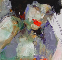 Research, Painting, Oil on Paper