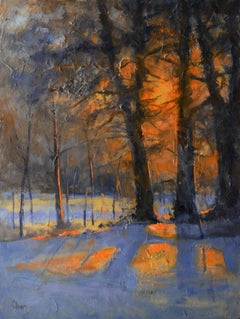 Light at Sunrise, Painting, Oil on Other