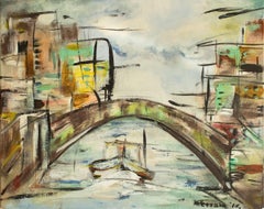 The Bridge, Gemälde, Acryl auf Leinwand