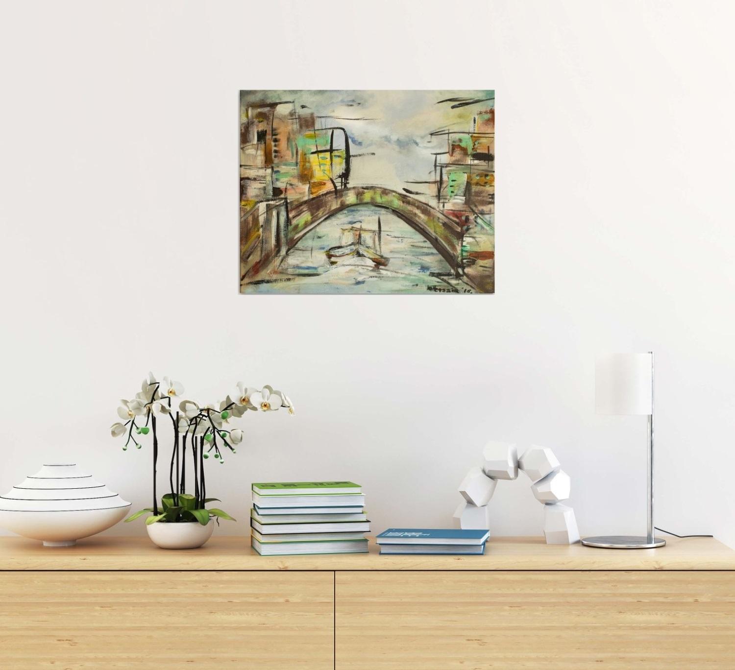 The Bridge, Gemälde, Acryl auf Leinwand im Angebot 2