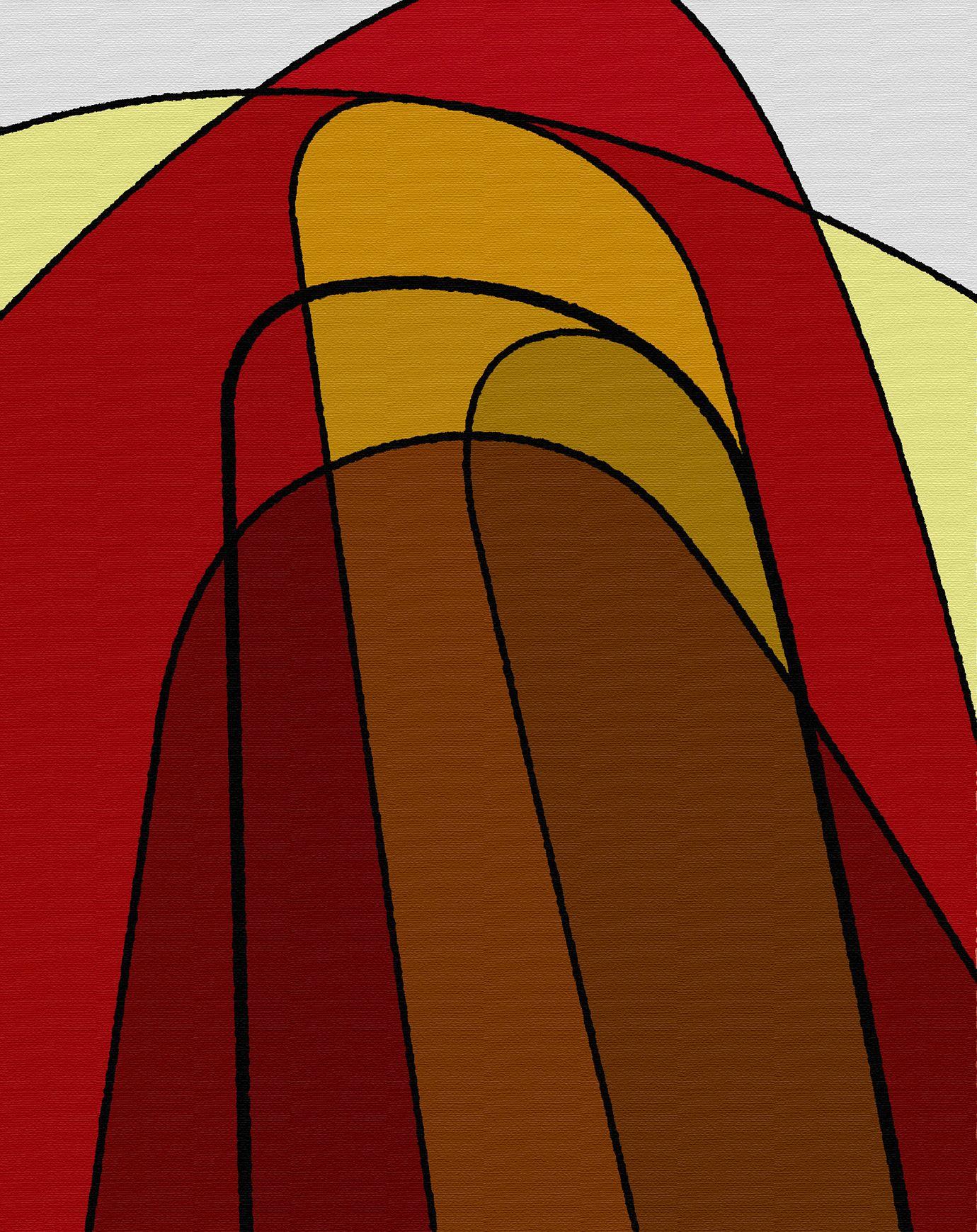 Abstract Painting di boy droid - brian F (serie omonima), Pittura, Acrilico su tela