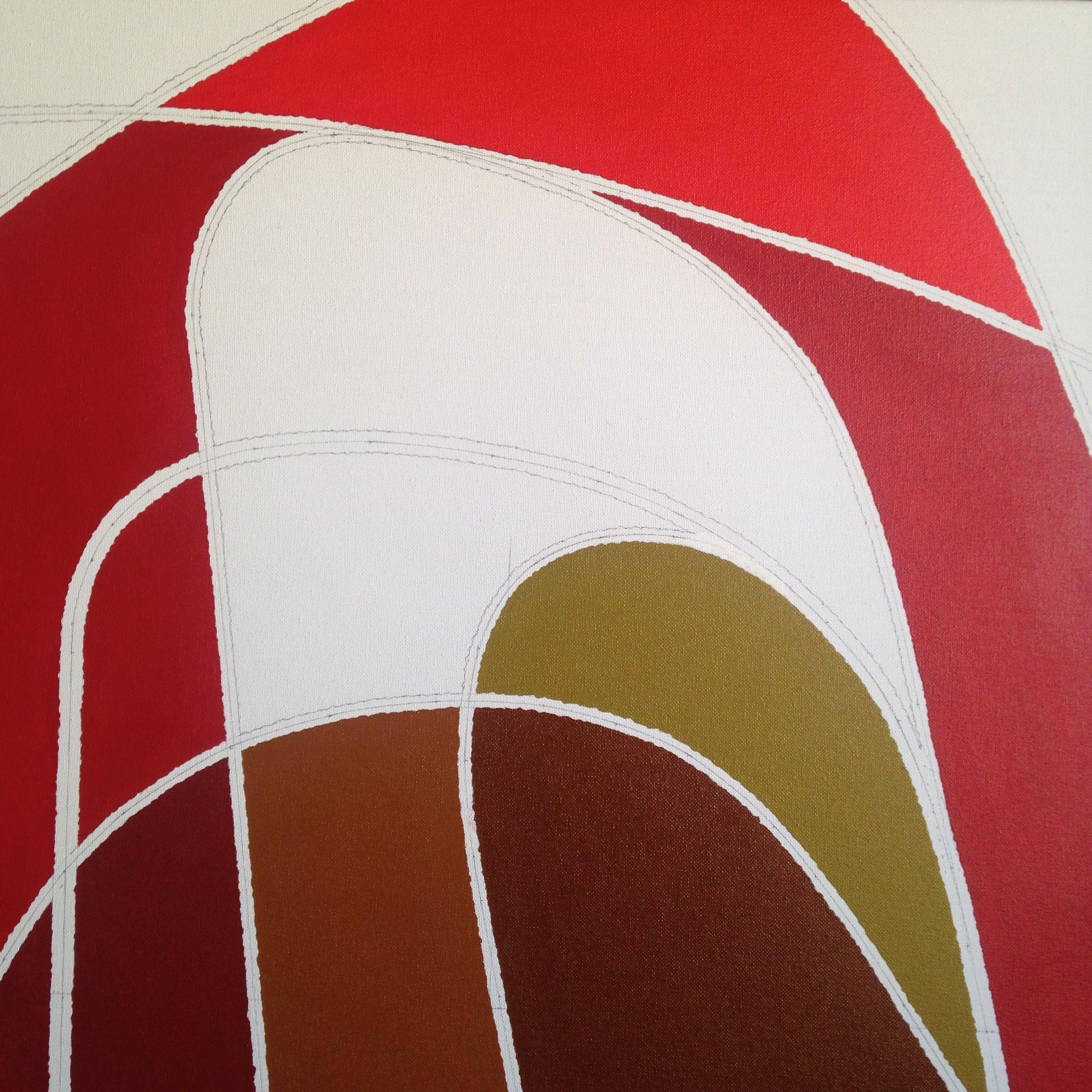 brian F (serie omonima), Pittura, Acrilico su tela - Painting Astratto di boy droid