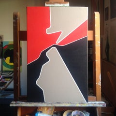 red (colour series), Mixed Media on Canvas