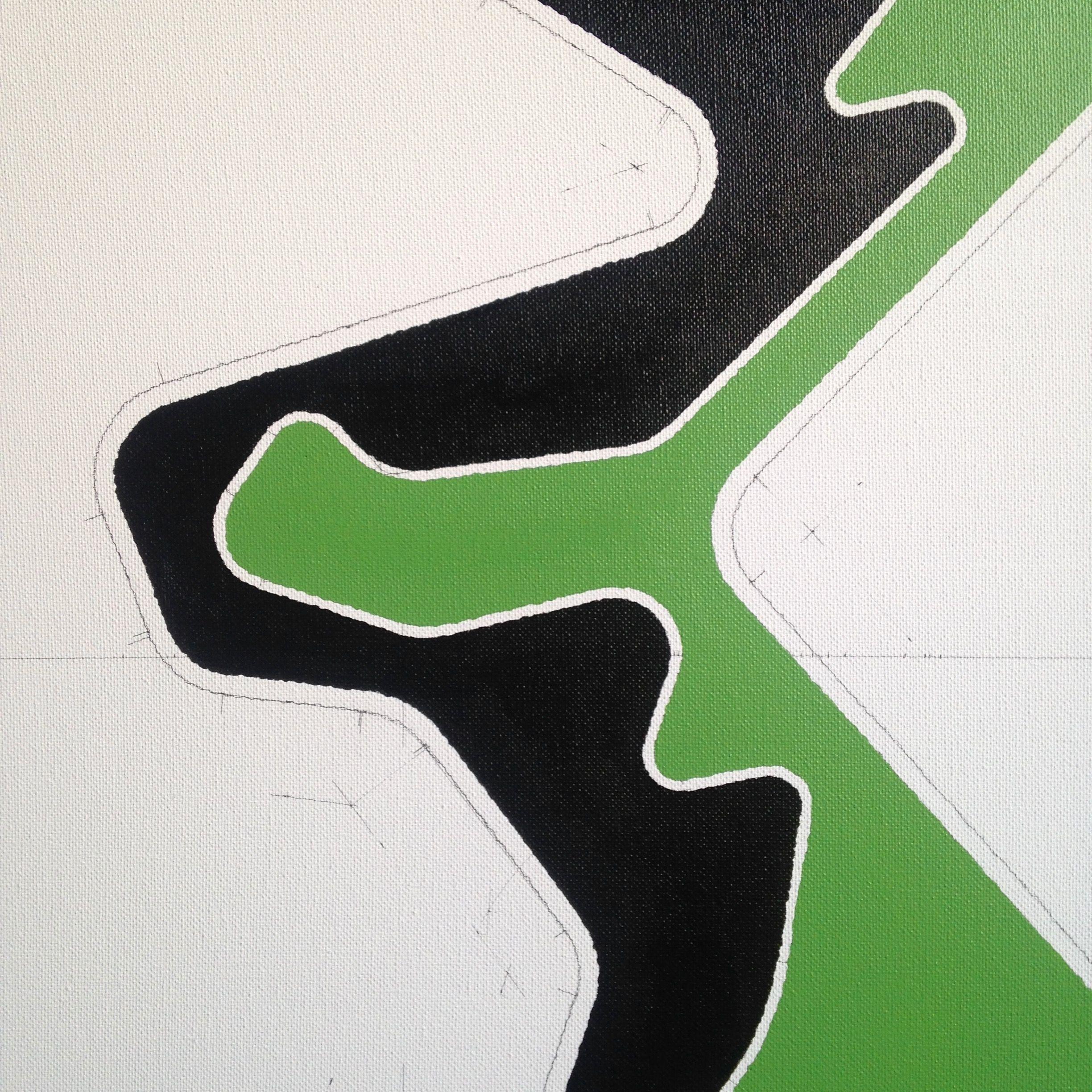 green (colour series), Painting, Acrylic on Canvas For Sale 1
