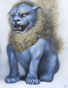 Guardián del Santuario -, Pintura, Óleo sobre lienzo