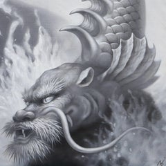 Guardián del Castillo -, Pintura, Óleo sobre lienzo