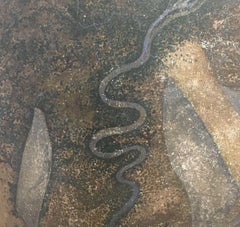 a river runs thru me, Painting, Acrylic on Other