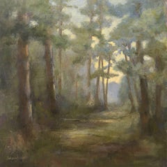 The Tall Pines, Painting, Oil on Other