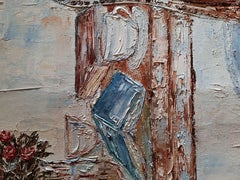 Il lampadario, Pittura, Olio su tela